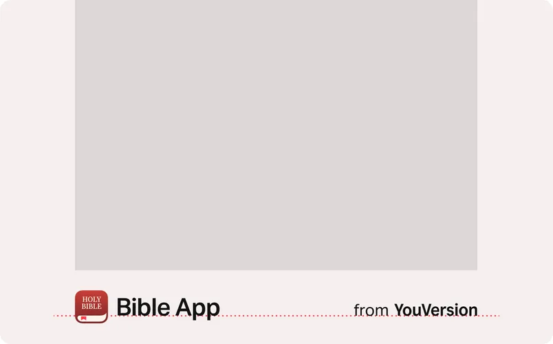 Preferred endorsement placement: Bible App logo bottom-left with 'from YouVersion' bottom-right